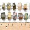 Natural Yellow Hematoid Quartz & White Moonstone & Quartz Crystal & Green Opal & Multi-Moonstone & Rhodonite Beads Strands G-L642-H07-01-5