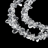 Spray Painted Transparent Glass Beads Strands GLAA-P060-01A-14-3