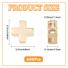 600Pcs CCB Plastic Beads CCB-PA0001-17KCG-2