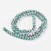 Electroplate Opaque Glass Beads Strands X-EGLA-A034-P4mm-M13-2