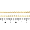 Brass Double Link Chains Necklaces for Women NJEW-D302-37G-5