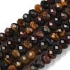 Three Color Natural Tiger Eye Bead Strands G-D344-A20-01-3