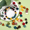 100Pcs 5 Style Painted Natural Wood Beads WOOD-LS0001-29-6