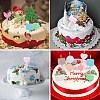 2Pcs DIY Cake Topper Food Grade Silicone Molds DIY-CJ0002-14-6