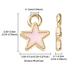 20Pcs 5 Styles Alloy Enamel Charms ENAM-YW0002-98-4