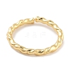 Rack Plating Brass Open Cuff Rings for Women RJEW-Z059-09G-2