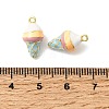 Brass Enamel Pendants KK-F929-07A-G-3