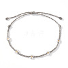 Handmade Glass Seed Bead Braided Bead Bracelets AU9604-1-1