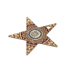 Geometric Alloy Sheet Printed Pendant Earrings Accessories LS-PALLOY-E139-01G-02-2