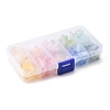 130Pcs 10 Colors Gradient Color Transparent Acrylic Beads OACR-FS0002-05-6