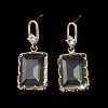 Brass Micro Pave Cubic Zirconia Stud Earring EJEW-Q800-62G-2