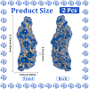 Polyester Embroidery Lace Cloth Patches AJEW-WH20070-069B-2