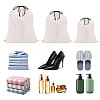 3Pcs 3 Styles Flannel Packing Drawstring Bags ABAG-CO0001-01-7
