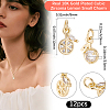 12Pcs Fruits Brass Micro Pave Cubic Zirconia Charms KK-BBC0024-42-2