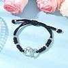 Heart Alloy Charm Bracelets BJEW-JB11503-02-1