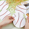 8 Bags Paper Baseball Hanging Banner AJEW-FH0006-97-8