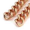 201 Stainless Steel Cuban Link Chains CHS-L001-51-2.5mm-RG-2