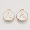 Golden Plated Alloy Charms LS-ENAM-S118-01A-1