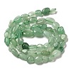 Natural Green Aventurine Nuggets Beads Strands G-L154-10-01-4