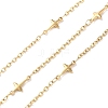 Ion Plating(IP) 304 Stainless Steel Cross Link Chains CHS-G027-10G-1
