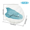 Shell Shape Porcelain Jewelry Plate AJEW-WH0010-77C-2