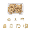  Jewelry 14Pcs 7 Style Brass Charms KK-PJ0001-26-10