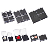 24Pcs 3 Styles Plastic Packing Boxes with Sponge Inside for Brooches CON-HY0001-07-1