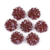 Glass Cluster Bead Cabochons X-FIND-T044-19A-1
