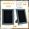 1Pc Photo Frame Plastic Earring Display Stands with Foam Liner and Needles EDIS-WA0001-01-2