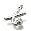 Brass Micro Pave Cubic Zirconia Pendants KK-B132-12P-X-2