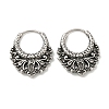 316 Surgical Stainless Steel Hoop Earrings EJEW-D096-08A-AS-1