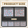 200Pcs 2 Styles Square Plastic Cellophane Self Seal Bags OPC-LP0001-02-2