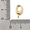Brass Spring Gate Rings KK-I364-04G-01-3