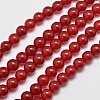 Natural & Dyed Malaysia Jade Bead Strands G-A146-8mm-A02-4