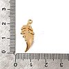 Brass Micro Pave Cubic Zirconia Pendants X1-KK-B152-13A-G-3