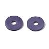 Flat Round Eco-Friendly Handmade Polymer Clay Beads CLAY-R067-12mm-04-7