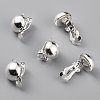 Brass Clip-on Earring Findings X-KK-O131-03S-A-1