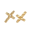 304 Stainless Steel Rhinestone Pendants STAS-L290-38G-2