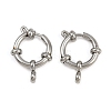 304 Stainless Steel Spring Ring Clasps STAS-B095-02P-03-1