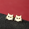 Stainless Steel Stud Earrings PW-WG95520-05-1