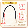 WADORN 5 Sets 5 Colors PU Leather Braided Bag Straps FIND-WR0010-74-2
