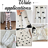 60Pcs 2 Colors Satin Brooches JEWB-SC0001-84-7