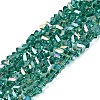 Electroplate Transparent Glass Beads Strands LS-EGLA-Q139-01A-A20-1