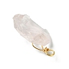 Natural Rose Quartz Pendants G-FG0001-13-4