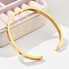 Hollow Heart 304 Stainless Steel Bangles for Women BJEW-Z092-11G-4