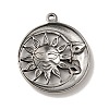 Tibetan Style 304 Stainless Steel Pendants STAS-G278-41AS-2