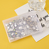 Electroplated Glass Charms EGLA-TA0001-07-11