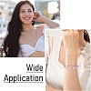 300Pcs Two Tone Transparent Spray Painted Acrylic Beads ACRP-YW0001-16-6