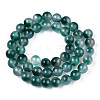 Two Tone Natural Jade Bead Strands X-G-R165-8mm-05-2