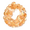 Heated Natural Citrine Beads Strands G-L608-A09-02-4